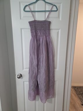 white christmas dresses Entertain Me Sleeveless A-Line Maxi Dress Denim Blue